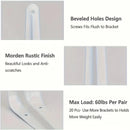 London White Shelf Bracket White 6X5IN 15X13CM