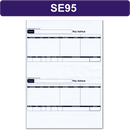 Sage (SE95S) Compatible 1-Part Laser Pay Advice Forms Pack 500's