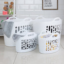 Wham White Flexi-Store Laundry Basket 50 Litre
