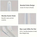 London White Shelf Bracket White 4X3IN 10X8CM