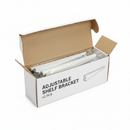 Fixtures Twin Slot Shelving WHITE Uprights All Sizes