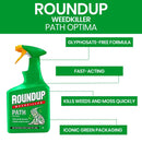 Roundup Optima Path Weed Killer | Fast Acting | Kills to the Root | 1 Litre Spray