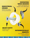 Gripit Yellow Curtain Kit - Pack of 6 - Heavy Duty Plasterboard Fixings 71kg