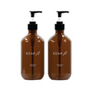Soap2o Hair+Body Gel Empty Plastic Bottle 500ml S2OHB500G