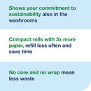 Tork OptiServe Coreless Toilet Paper Roll Natural Pack of 24 472640