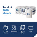 Tork Reflex M4 Centrefeed Wiping Paper 1-Ply 114m (Pack of 6) 473412