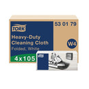Tork Cleaning Cloth Heavy-Duty Folded 105 Sheets (Pack of 4) 530179