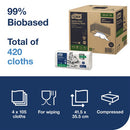 Tork Biobased Heavy-Duty Cleaning Cloth White (Pack of 420) 930179
