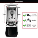 Master Lock Select Access Key Safe Box Push Button Wall Mount 5423EURD