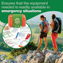 Safety First Aid Group Hiking and Camping First Aid Kit Orange KR202