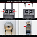 Master Lock Key Lock Box With Shackle Black/Grey 5480EURD