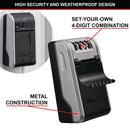 Master Lock Wall Mounted Key Lock Box Black/Grey 5481EURD