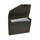 Snopake Reborn Organiser 13-Part A4 Polypropylene Black 11219