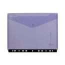 Reborn Polyfile Ring Binder Wallet Landscape Assorted (Pack of 5) 15916