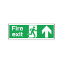 Safety Sign Fire Exit Up 150X450Mm Self-Adhesive EB09A/S