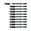 Stabilo Sensor Cushion Tip Fineliner Pen Black (Pack of 10) 189/46