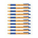Stabilo Pointball Retractable Ballpoint Pen Blue (Pack of 10) 6030/41