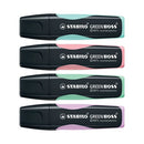 Stabilo Green Boss Highlighter Assorted Pastel (Pack of 4) 1523155