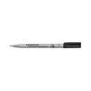Staedtler Lumocolor Non-Permanent Universal Pen Fine 0.6mm (Pack of 10) Black 316-9