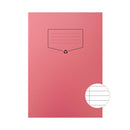 Silvine Recycled Exercise Book Lined with Margin 64 Pages A4 Red (Pack of 10) EXRE101