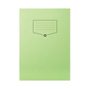 Silvine Recycled Exercise Book Lined with Margin 64 Pages A4 Green (Pack of 10) EXRE102
