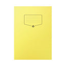 Silvine Recycled Exercise Book Lined with Margin 64 Pages A4 Yellow (Pack of 10) EXRE103