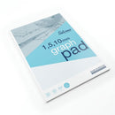 Silvine Graph Pad 1/5/10mm 50 Sheets A4 A4GP1510