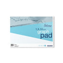 Silvine Graph Pad 1/5/10mm 50 Sheets A3 A3GP1510