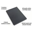 Classy Gecko All Media Wirebound Sketchbook Portrait 40Sheet A3 GEC104