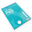 Silvine Narrow Feint Ruled Headbound Refill Pad 160 Pages A4 (6 Pack) A4RPNM