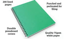 Silvine Luxpad Hardback Wirebound Notebook A4 + (Pack of 6) SPA4FEINT