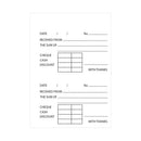 Silvine Duplicate Receipt Book 105x148mm Gummed (12 Pack) 230