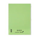 Silvine Exercise Book A4 Ruled with Margin Green (10 Pack) EX110
