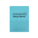 Silvine Homework Diary Record A5 Blue (Pack of 20) EX204