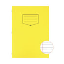 Silvine Tough Shell Exercise Book Ruled A4 Yellow (Pack of 25) EX141