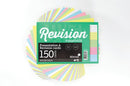 Silvine Revision Presentation Cards Unbound 150 Cards Ruled A6 Assorted (Pack of 8) LUX64MIX