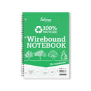 Silvine Everyday Recycled Wirebound Notebook A4 (Pack of 12) TWRE80