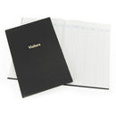 Exacompta Guildhall Company Visitors Book 160 Pages Black 1809