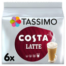 Tassimo Costa Latte Pods 12's (6 Drinks)