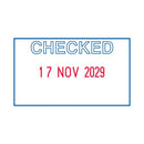Trodat Printy 4750L Dater Stamp - Checked 141386
