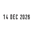 Trodat 4810 Self-Inking Date Stamp Black 70169
