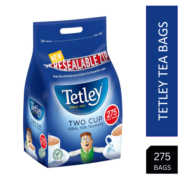 Tetley Original Two Cup Strong Tea Bags (Pack of 275)