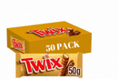 Twix Twin Chocolate & Caramel Bars 25 x 50g