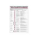 Health Hazards In The Workplace Poster 420X600mm PG23