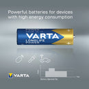 Varta Longlife Power AAA Alkaline Battery 1.5V (Pack of 12) 4903121782
