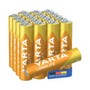 Varta Longlife AAA Alkaline Battery 1.5V (Pack of 20) 4103101720
