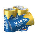 Varta Longlife Power D Alkaline Battery 1.5V (Pack of 4) 4920121424