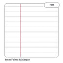 Rhino Exercise Book 8mm Ruled 64P A4 Dark Blue (Pack of 50) VC48394