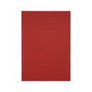 Rhino Exercise Book 8mm Ruled with Margin 80 Pages A4+ Red (Pack of 50) VDU080-200-4