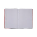 Rhino Exercise Book 8mm Ruled with Margin 80 Pages A4+ Red (Pack of 50) VDU080-200-4